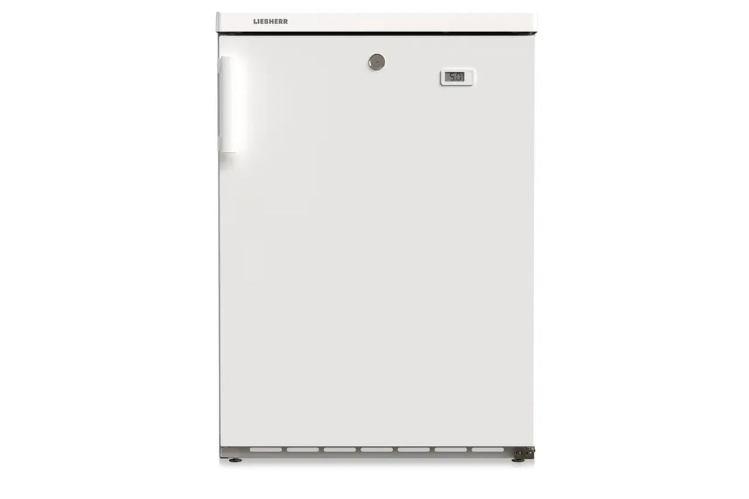 LIEBHERR Refrigerador blanco empotrable bajo encimera con enfriamiento por circulación de aire 171 Litros FKv 1800