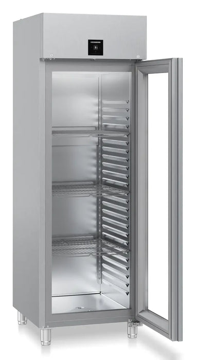 LIEBHERR Expositor refrigerado inoxidable con enfriamiento por circulación de aire 600 Litros FRPSvg 6511