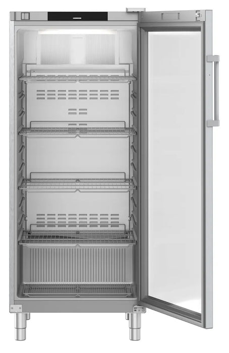 LIEBHERR Expositor refrigerado inoxidable con enfriamiento por circulación de aire 600 Litros FRFCvg 5511