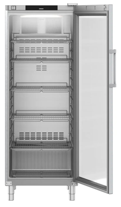 LIEBHERR Expositor refrigerado inoxidable con enfriamiento por circulación de aire 700 Litros FRFCvg 6511