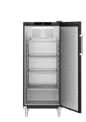 LIEBHERR Armario refrigerado negro con enfriamiento por circulación de aire 600 Litros FRFBvg 5501
