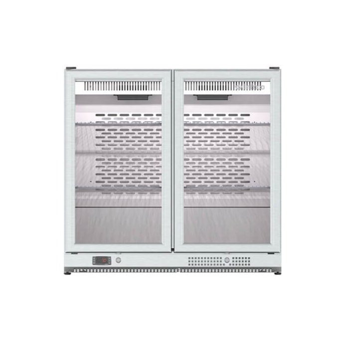 INFRICO Botellero expositor refrigerado inoxidable alto 85 cm ERV - II - SH - FrigeriaHosteleria.com
