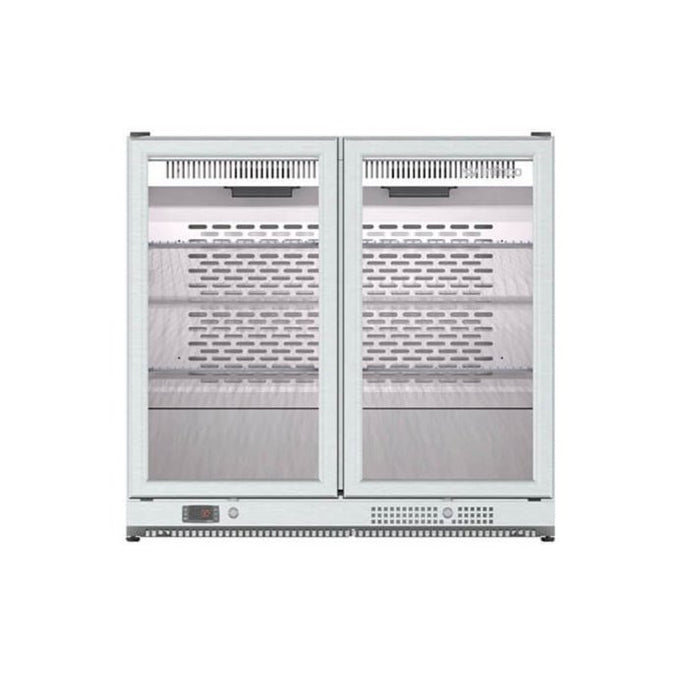 INFRICO Botellero expositor refrigerado inoxidable alto 85 cm ERV - II - SH - FrigeriaHosteleria.com