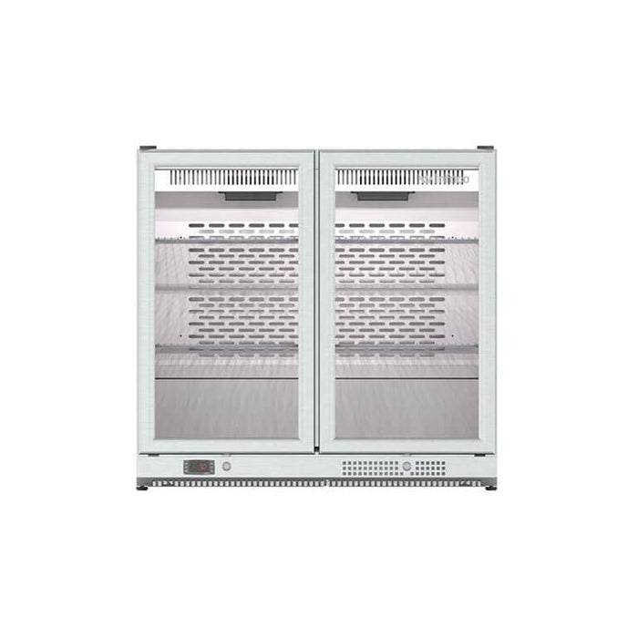 INFRICO Botellero expositor refrigerado inoxidable alto 92 cm ERV - II - FrigeriaHosteleria.com