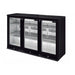 INFRICO Botellero expositor refrigerado negro alto 85 cm ERV - SH - FrigeriaHosteleria.com