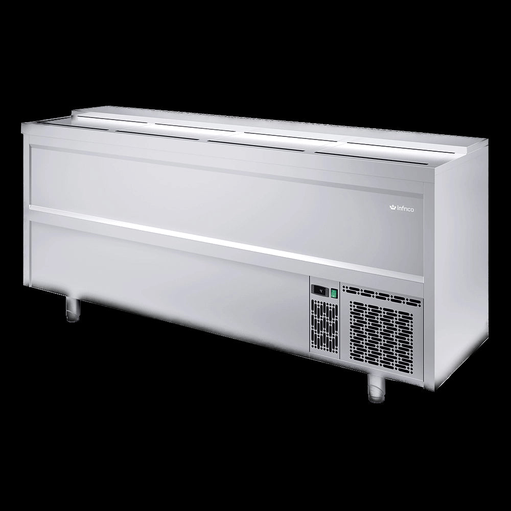 INFRICO Botellero refrigerado inoxidable EB - II - FrigeriaHosteleria.com