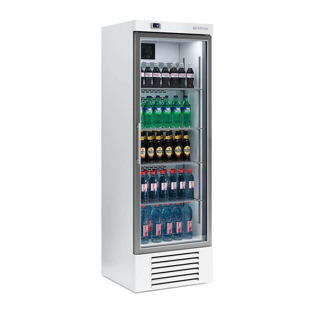 INFRICO Botellero vertical refrigerado blanco 355 litros ERC36B - FrigeriaHosteleria.com