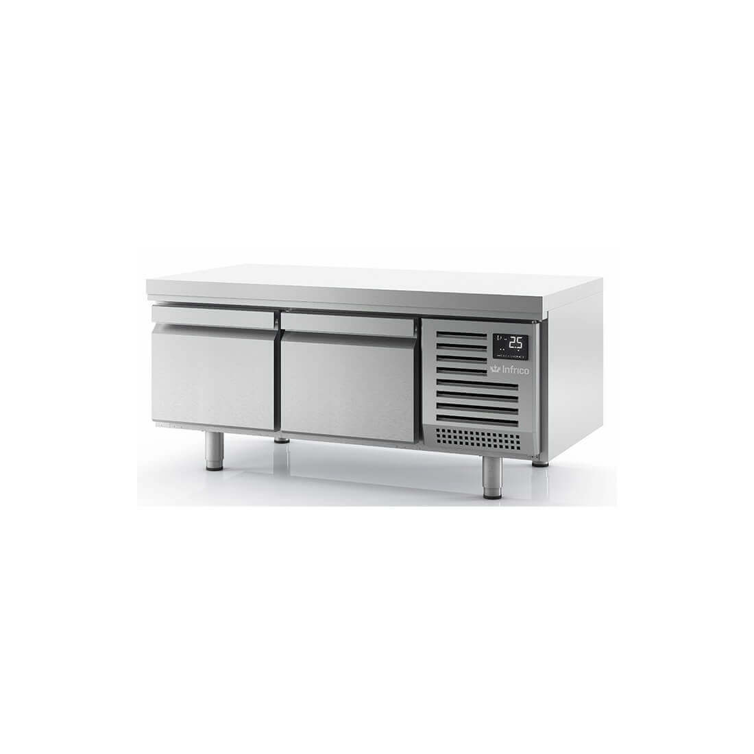 INFRICO Mesa fría baja con cajones Inverter A+ fondo 70 MSG - FrigeriaHosteleria.com
