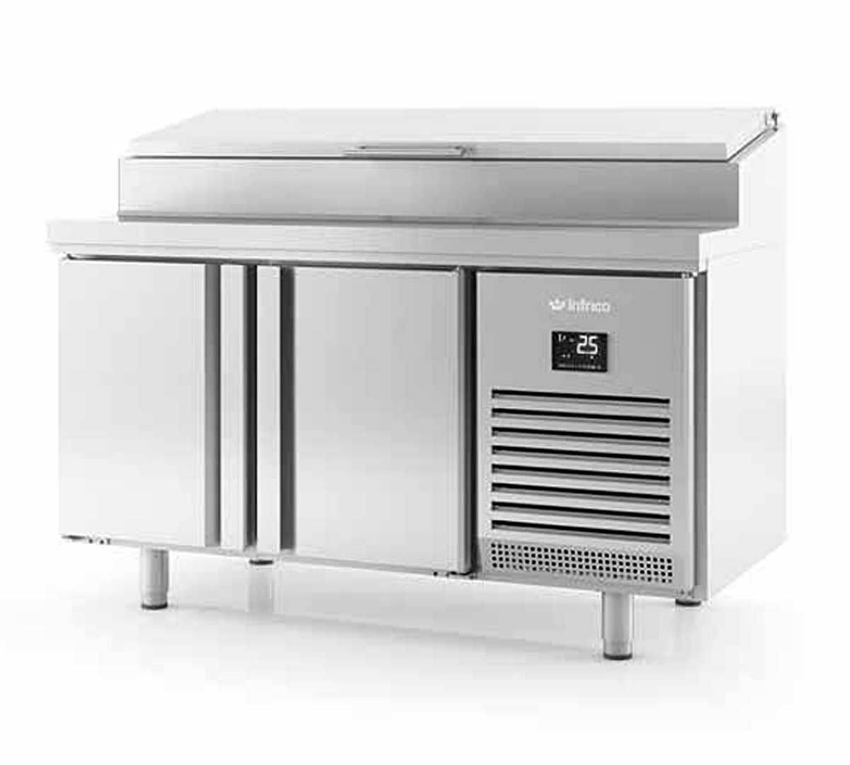 INFRICO Mesa fría preparación ensaladas Inverter A+ fondo 60 BMPP - EN - FrigeriaHosteleria.com