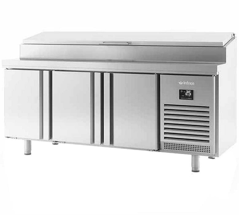 INFRICO Mesa fría preparación ensaladas Inverter A+ fondo 60 BMPP - EN - FrigeriaHosteleria.com