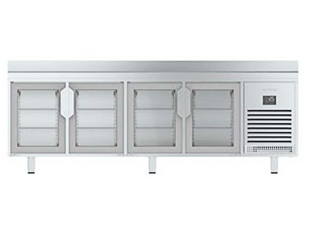 INFRICO Mesa fría puertas cristal Inverter A+ fondo 60 BMPP - CR - FrigeriaHosteleria.com