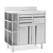 INFRICO Mueble para cafetera ancho 100 cm MCAF1000CI - FrigeriaHosteleria.com
