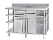 INFRICO Mueble para cafetera ancho 150 cm MCAF 1500 - FrigeriaHosteleria.com