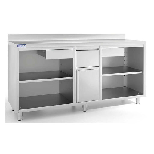 INFRICO Mueble para cafetera ancho 200 cm ILINE IMC200 - FrigeriaHosteleria.com