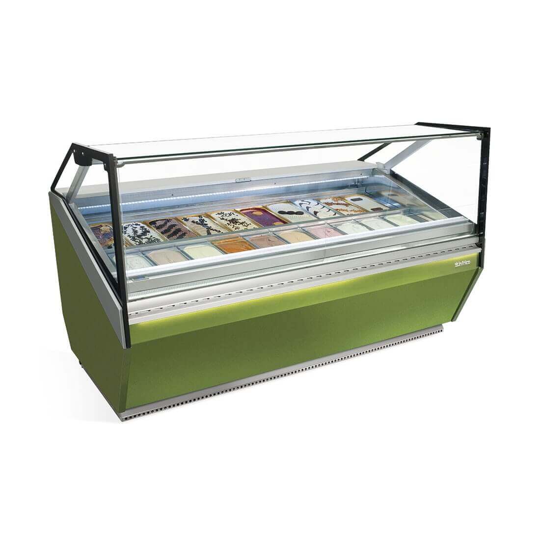 INFRICO Vitrina expositora de helado Coral VCB - UH - FrigeriaHosteleria.com