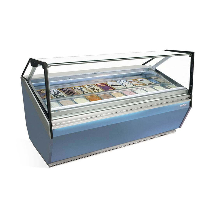 INFRICO Vitrina expositora de helado Coral VCB - UH - FrigeriaHosteleria.com