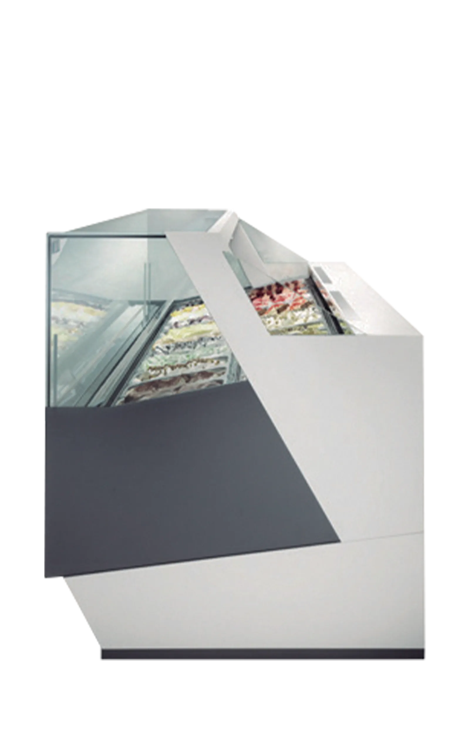 Vitrina de helados capacidad 12, 18 y 24 cubetas ISA DIVA