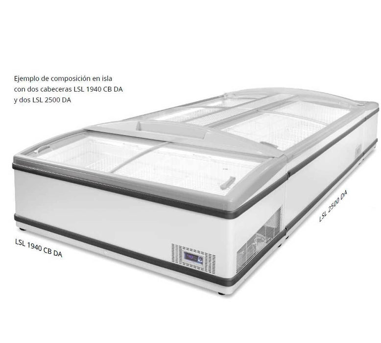 Isla Congelador ancho 250 Masquefrío SLB 2500 DA - FrigeriaHosteleria.com
