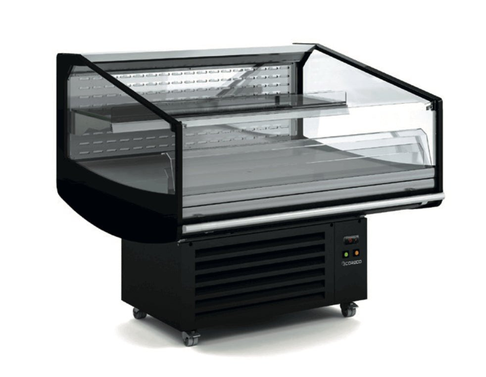 Isla expositora refrigerada 1 estante CORECO CVIS - 9 - 125 - 1E - FrigeriaHosteleria.com