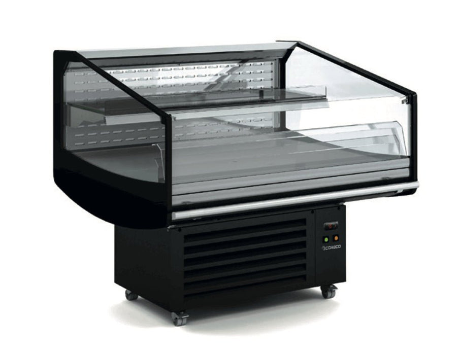 Isla expositora refrigerada 1 estante CORECO CVIS - 9 - 125 - 1E - FrigeriaHosteleria.com