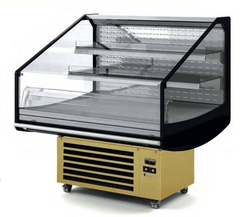 Isla expositora refrigerada 2 estantes CORECO CVIS - 9 - 125 - 2E - FrigeriaHosteleria.com