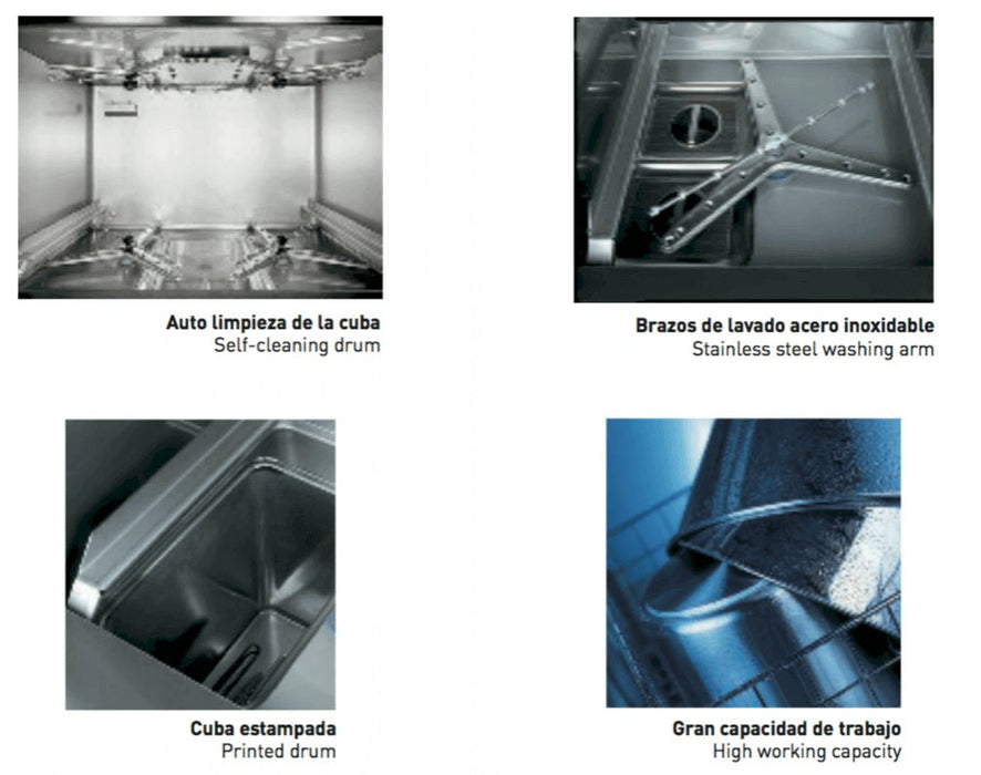 Lavabandejas y perolas INFRICO LP4060 - FrigeriaHosteleria.com