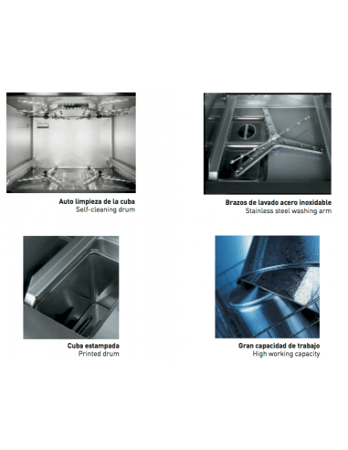 Lavautensilios, bandejas y perolas INFRICO LP85132 - FrigeriaHosteleria.com