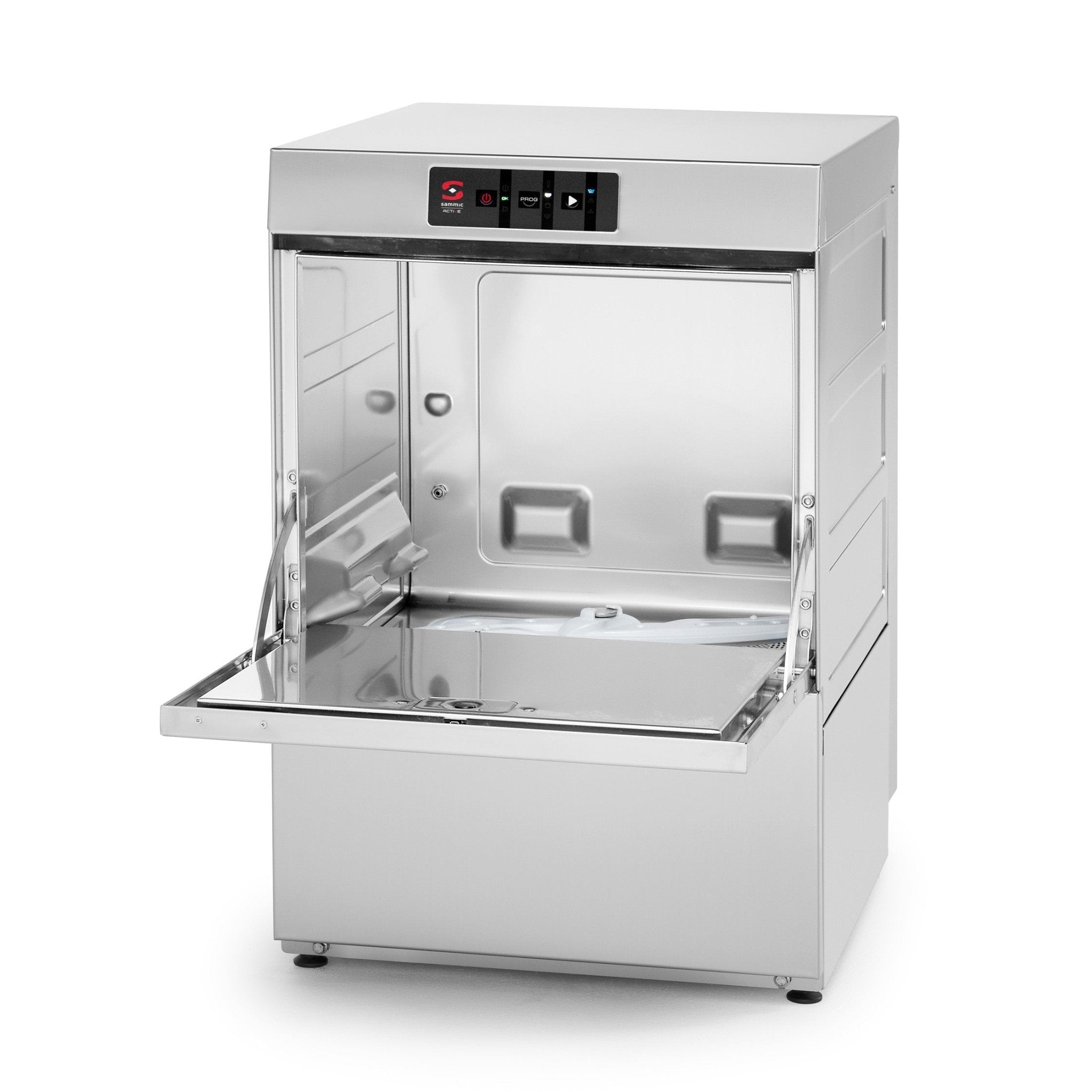 Lavavasos industrial electrónico cesta 40x40 SAMMIC Active AX - 40 - FrigeriaHosteleria.com