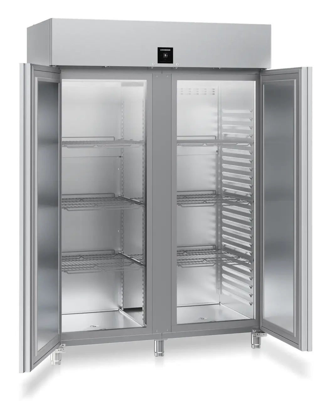 LIEBHERR Armario refrigerado inoxidable 2 puertas con enfriamiento por circulación de aire 1400 Litros FRPSvg 1402