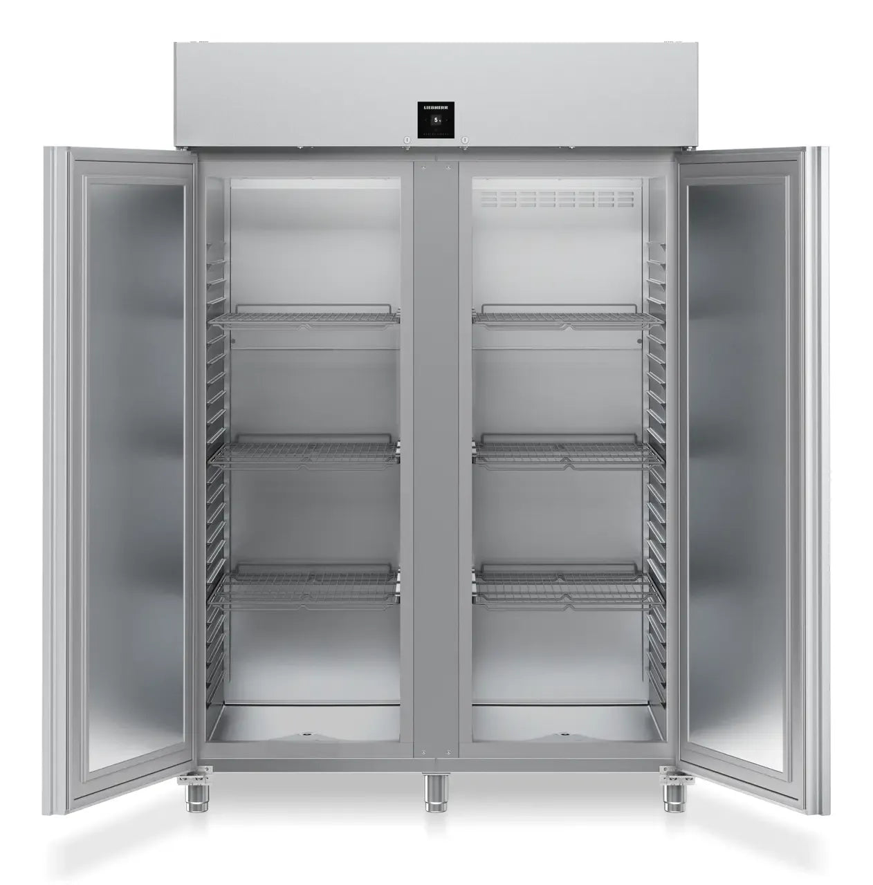 LIEBHERR Armario refrigerado inoxidable 2 puertas con enfriamiento por circulación de aire 1400 Litros FRPSvg 1402