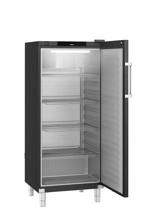 LIEBHERR Armario refrigerado negro con enfriamiento por circulación de aire 600 Litros FRFBvg 5501 - FrigeriaHosteleria.com