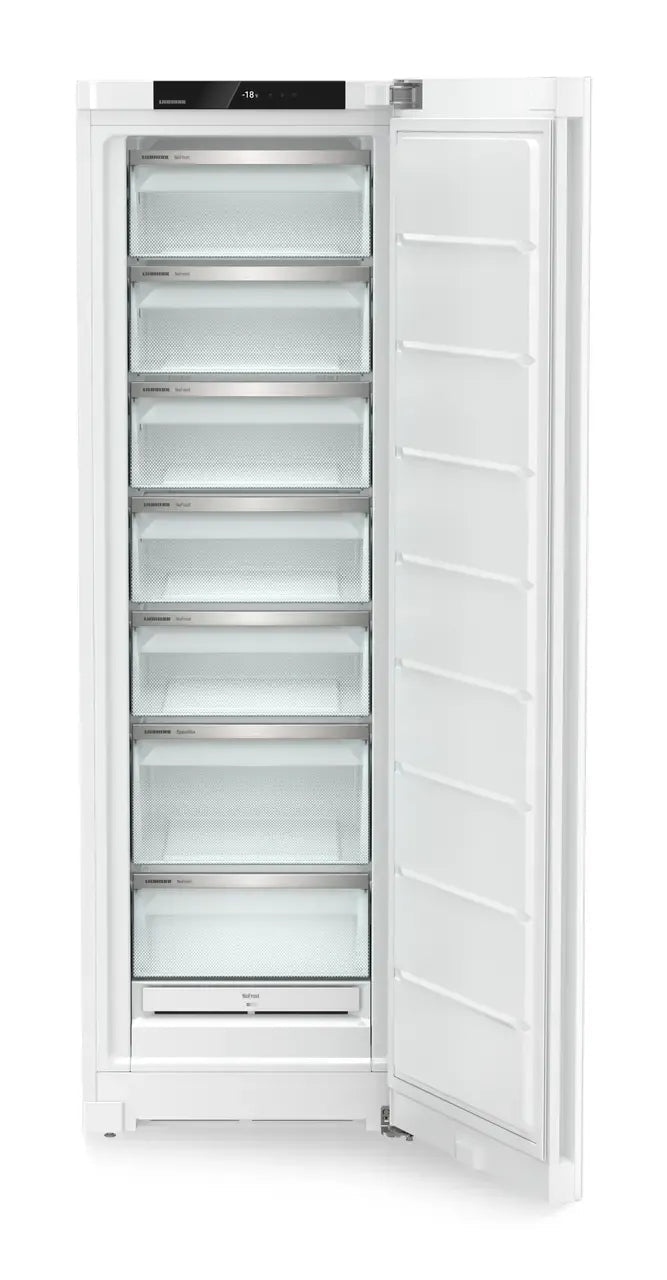 LIEBHERR Congelador vertical blanco NoFrost con 7 cajones 277 litros FNd 522i - FrigeriaHosteleria.com