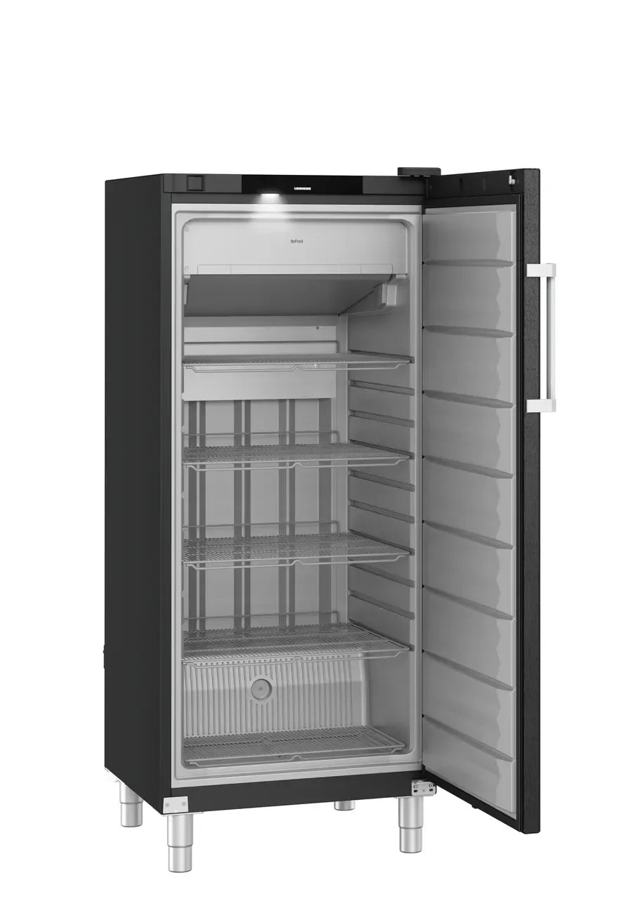 LIEBHERR Congelador vertical color negro NoFrost con 4 estantes 500 litros FFFBvg 5501 - FrigeriaHosteleria.com