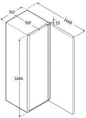 LIEBHERR Congelador vertical con 10 cestas 500 litros FFFsg 5501 - FrigeriaHosteleria.com