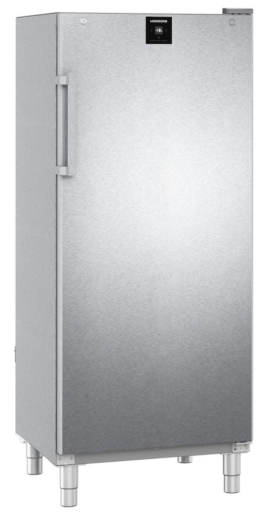 LIEBHERR Congelador vertical inoxidable con 10 cestos 500 litros FFFCsg 5501 - FrigeriaHosteleria.com