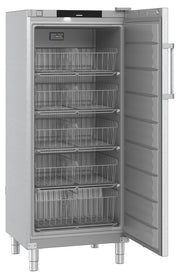 LIEBHERR Congelador vertical inoxidable con 10 cestos 500 litros FFFCsg 5501 - FrigeriaHosteleria.com