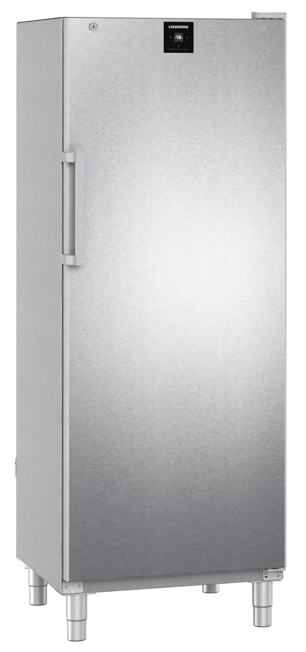 LIEBHERR Congelador vertical inoxidable NoFrost con 5 estantes 600 litros FFFCvg 6501 - FrigeriaHosteleria.com