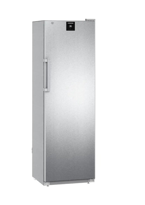 LIEBHERR Congelador vertical inoxidable NoFrost con 7 estantes 300 litros FFFCvg 4001 - FrigeriaHosteleria.com
