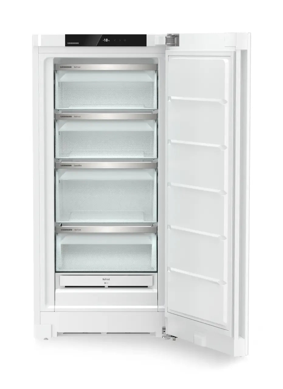 LIEBHERR Congelador vertical NoFrost con 4 cajones color blanco 160 litros FNd 4224 - FrigeriaHosteleria.com