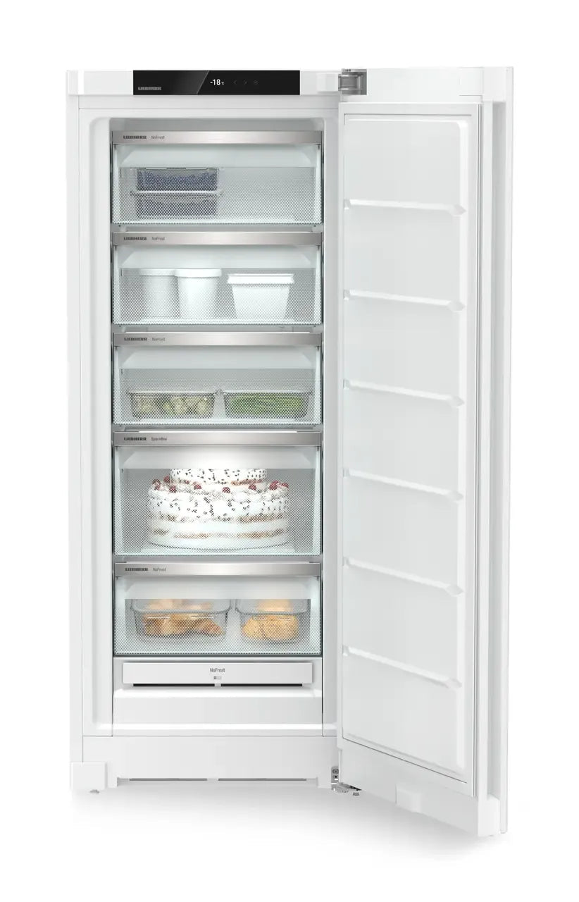 LIEBHERR Congelador vertical NoFrost con 5 cajones color blanco 200 litros FNd 4625 - FrigeriaHosteleria.com