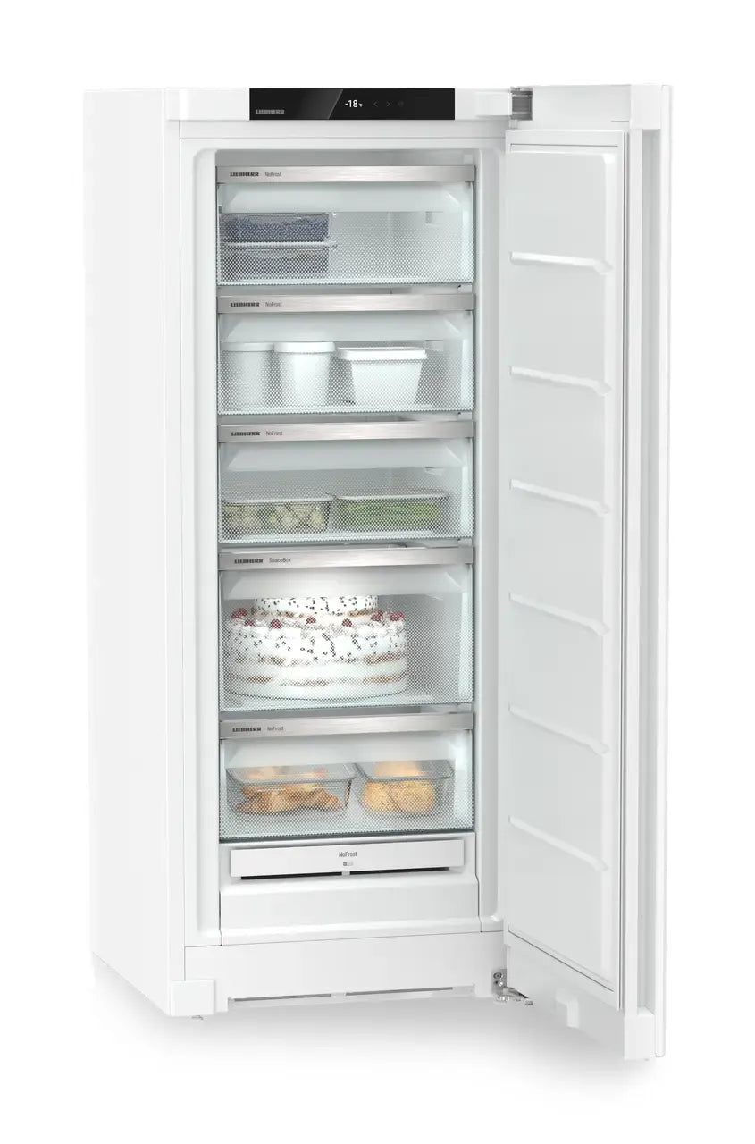 LIEBHERR Congelador vertical NoFrost con 5 cajones color blanco 200 litros FNd 4625 - FrigeriaHosteleria.com