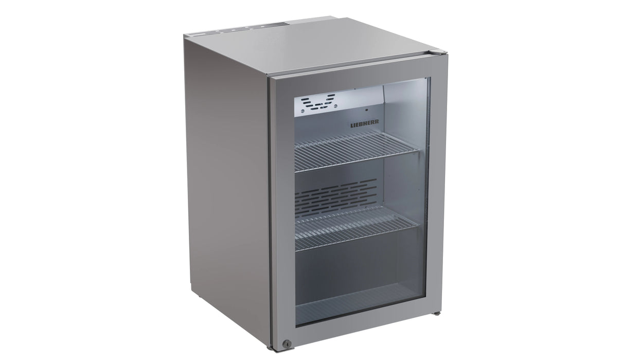 LIEBHERR Expositor Refrigerado Inox sobre mostrador con enfriamiento por circulación de aire 44 Litros FKv 503 - FrigeriaHosteleria.com