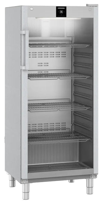 LIEBHERR Expositor refrigerado inoxidable con enfriamiento por circulación de aire 600 Litros FRFCvg 5511 - FrigeriaHosteleria.com