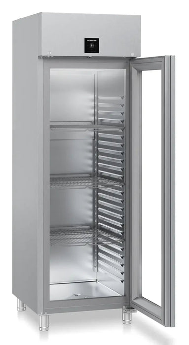 LIEBHERR Expositor refrigerado inoxidable con enfriamiento por circulación de aire 600 Litros FRPSvg 6511 - FrigeriaHosteleria.com