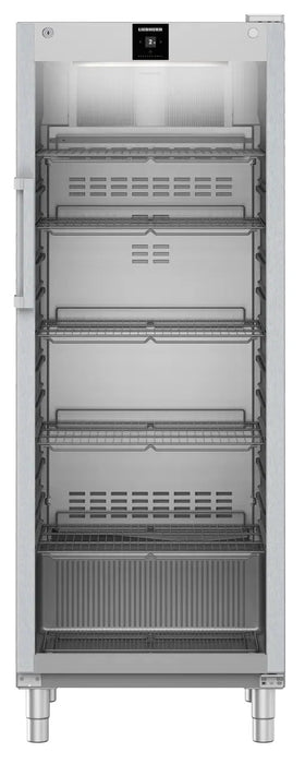 LIEBHERR Expositor refrigerado inoxidable con enfriamiento por circulación de aire 700 Litros FRFCvg 6511 - FrigeriaHosteleria.com