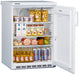 LIEBHERR Refrigerador blanco empotrable bajo encimera con enfriamiento por circulación de aire 171 Litros FKv 1800 - FrigeriaHosteleria.com