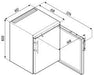 LIEBHERR Refrigerador Inox empotrable bajo encimera con enfriamiento por circulación de aire 134 Litros FKUv 1660 - FrigeriaHosteleria.com