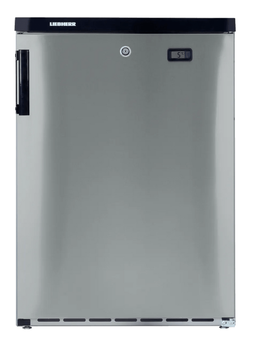 LIEBHERR Refrigerador Inox empotrable bajo encimera con enfriamiento por circulación de aire 171 Litros FKvesf 1805 - FrigeriaHosteleria.com