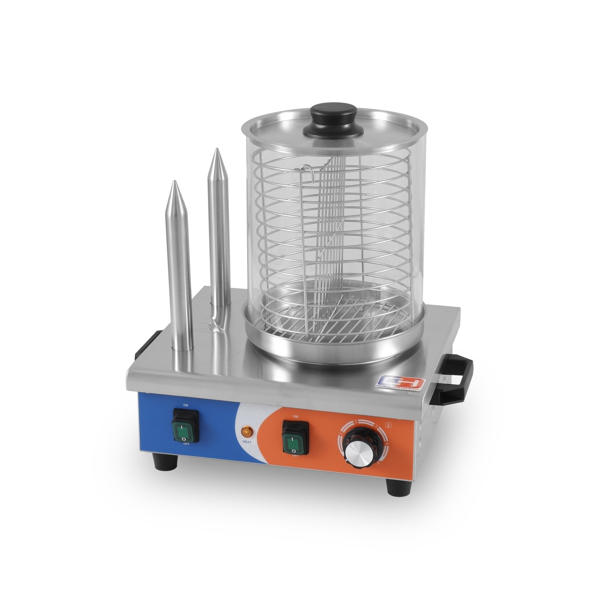 Máquina de perritos 2 pinchos HDW - 2 - FrigeriaHosteleria.com