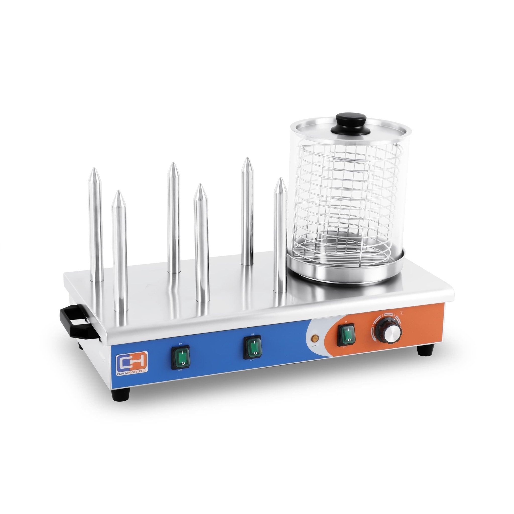 Máquina de perritos 6 pinchos HDW - 6 - FrigeriaHosteleria.com